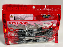 Load image into Gallery viewer, 59629) Bait Breath BYS CRAW 3.5&#39; Two Tone #B38 Black Red Red