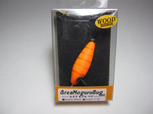 Load image into Gallery viewer, 30469) BIG MAN Area Moguru Bug MR, Wood Handmade #Mat Orange