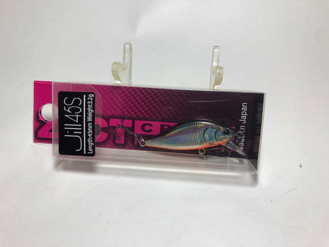 32534) ZACT CRAFT Jill 45S #09 Silver Shad, for Native trout minnow