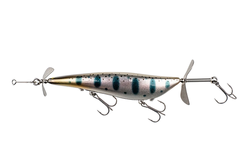 11775) JACKALL RIPPIN POD 110F, Double Swisher #02 Silver Fish