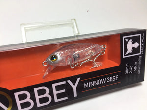 33565) JACKALLABBEY MINNOW 38SF #Plankton Clear