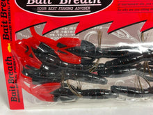 Load image into Gallery viewer, 59629) Bait Breath BYS CRAW 3.5&#39; Two Tone #B38 Black Red Red