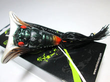 Load image into Gallery viewer, 20585) MIMIX BUGGY BUX Floating/Non-Rattle Topwater Lure #Black