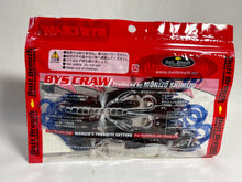 Load image into Gallery viewer, 59626) Bait Breath BYS CRAW 3.5&#39; Two Tone #B37 Dark Red Blue Blue
