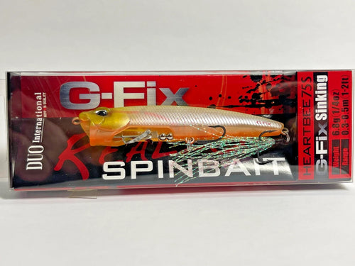 11756) DUO REALIS SPINBAIT HEARTBEE 75S G-Fix #Clear Pearl Chart OB