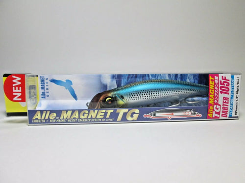 24610) DUEL Aile MAGNET TG DARTER 105F #09 Mat Fluorescent Blue Gizzard Shad