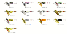 Load image into Gallery viewer, 1071) DUO SPEARHEAD RYUKI SPINNER 3.5g #Color variations for Trout Spinner