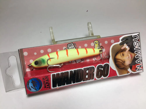 33928) LUCKY CRAFT WANDER 60 ESG '25 Namisu Spring Color #Mat Tenaga Shrimp