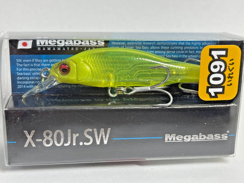 11517) Megabass X-80Jr. SW Limited 1091 IREGUI color #18 Energy chart II