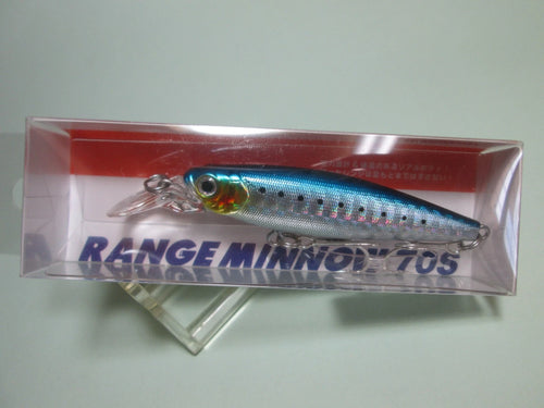20186) Bassday RANGE MINNOW 70S #HH-16 Hight Holo Iwashi