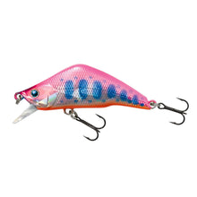 Load image into Gallery viewer, 30502) TIEMCO Loud 45S Trout Minnow #006 HG Pink Yamame OR belly