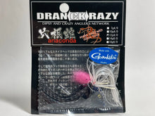 Load image into Gallery viewer, 11633) DRANCKRAZY Anaconda Rubber Jig 12g #4/0 #J. rat Snake