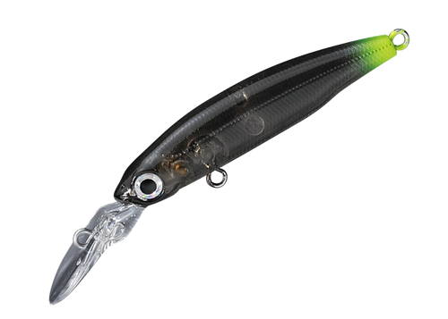 11657) SMITH STILL 40F Area Tune, Trout Minnow #12 Smoke Chart Tail