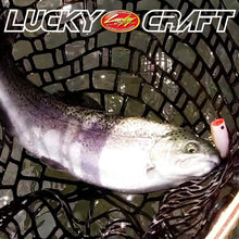 Load image into Gallery viewer, 11837) Lucky Craft Poko Poko Cra-Pea, Area Trout Topwater Lure, #Kirin Giraffe