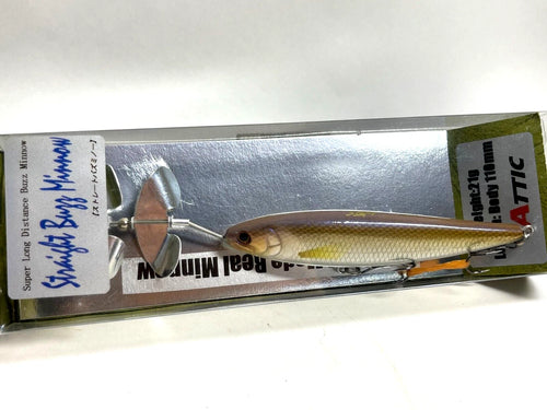 21742) ATTIC Straight Buzz Minnow 110 #031 Wakasagi