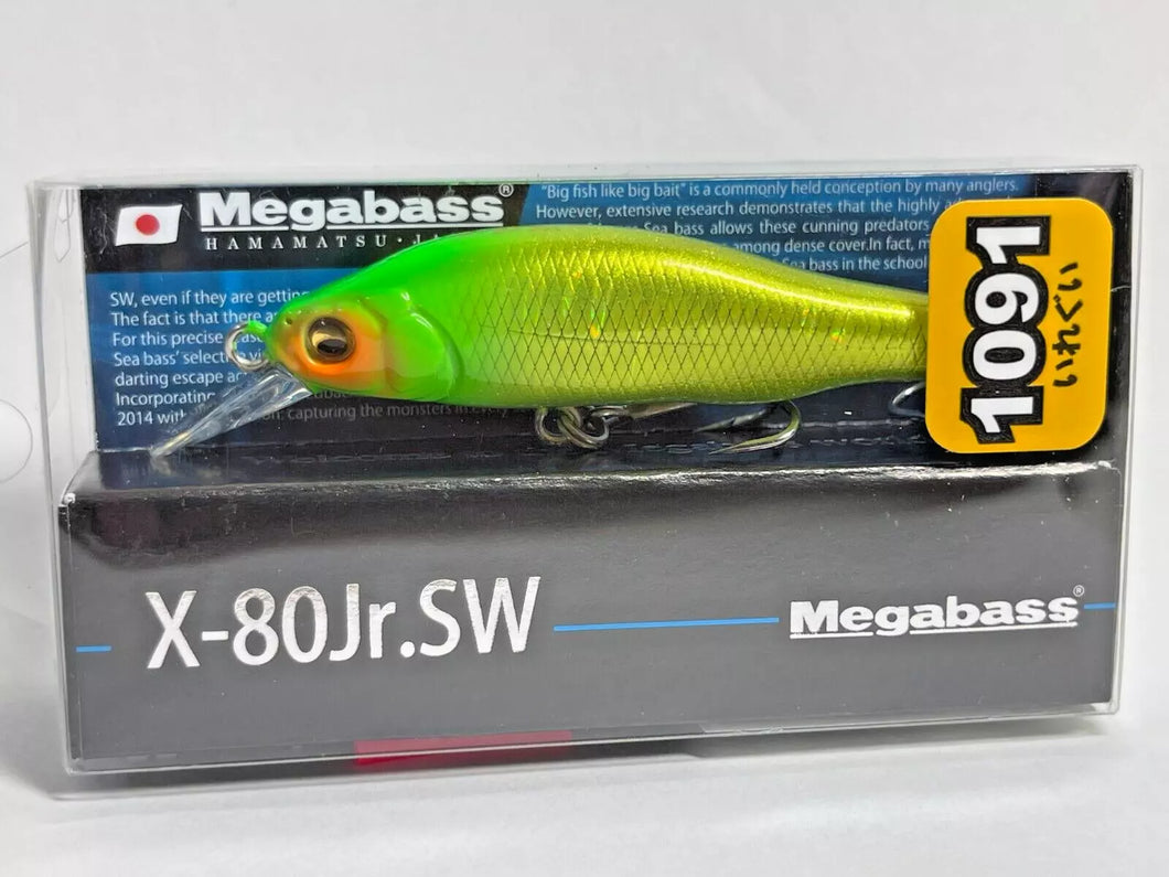 11519) Megabass X-80Jr. SW Limited 1091 IREGUI color #19 Dera chart