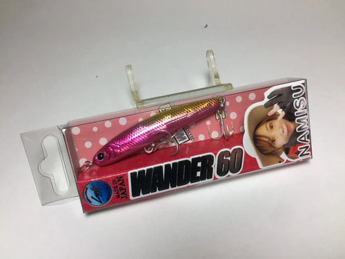 33929) LUCKY CRAFT WANDER 60 ESG '25 Namisu Spring Color #Pinky Flash