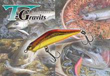 Load image into Gallery viewer, 30196) IVYLINE T-Gravits 50S, Trout Minnow #T01 Red Gold