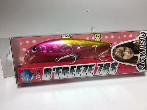 33936) LUCKY CRAFT B'FREEZE 78S ESG '25 Namisu Spring Color #Pinky Flash