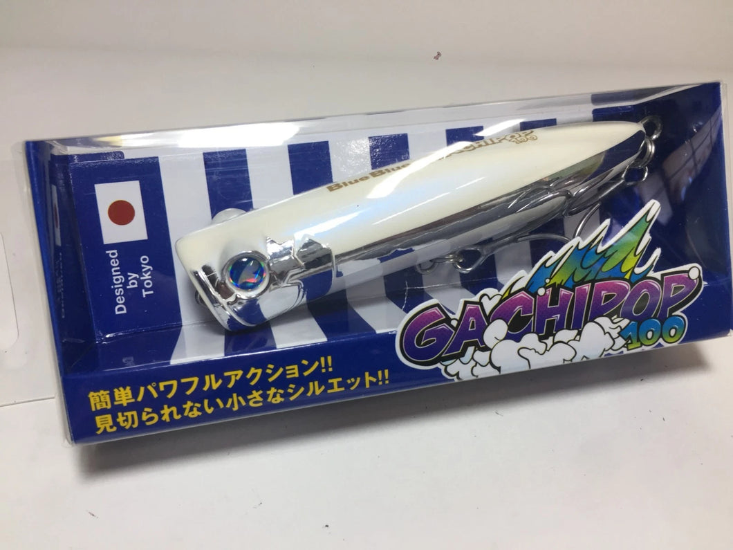 34113) Blue Blue GACHIPOP 100 #04 Blue White Bait