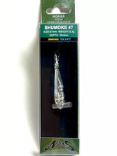 Load image into Gallery viewer, 21761) NORIES SHUMOKE 47 #Gin Clear, Hummer head style bottom shaking minnow