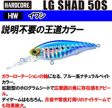 Load image into Gallery viewer, 11884) DUEL HARDCORE LG SHAD 50S #03 Iwashi