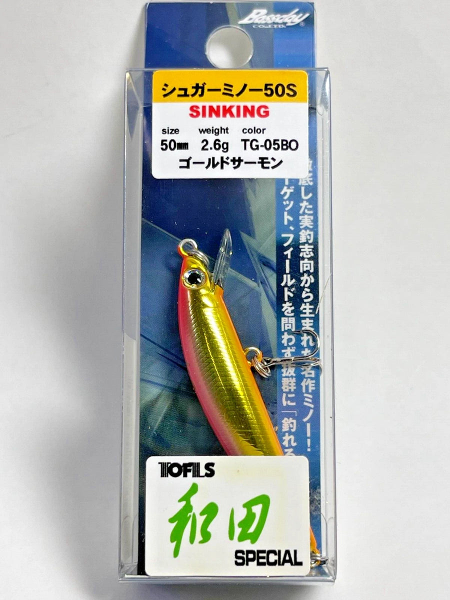 11568) Bassday SUGAR MINNOW 50S Tofls WADA Special #Gold salmon ...
