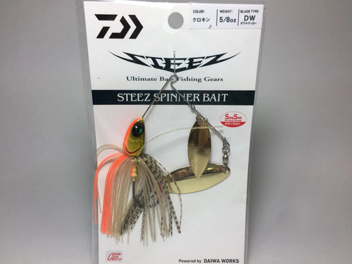 33746) DAIWA STEEZ SPINNER BAIT 5/8oz DW #Black Gold