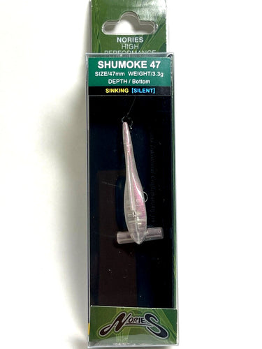 21762) NORIES SHUMOKE 47, Hummer head style bottom shaking minnow #Party Night