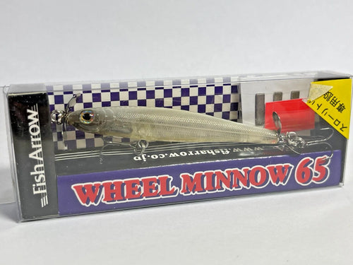 11253) Fish Arrow WHEEL MINNOW 65 Slow Sinking Prop Bait #04 Dead Wakasagi
