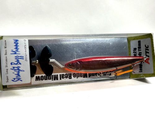 21743) ATTIC Straight Buzz Minnow 110 #07 Gun black