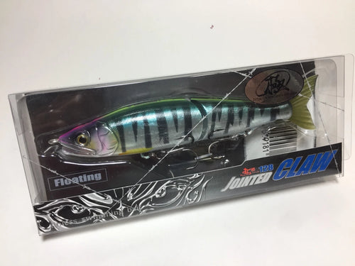 33885) GAN CRAFT Ayujya JOINTED CLAW 128 Type-F #Visible Silver Shad