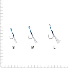 Load image into Gallery viewer, 47614) Gamakatsu Assist Hook FR Set, Type 1, Size S, Recommended jig weight 30g