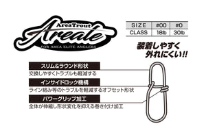 KATSUICHI DECOY SN-20 AREATE Snap, Area Trout Snap