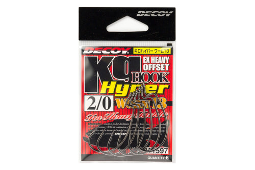 KATSUICHI DECOY WORM13 Kg Hook Hyper, Offset Single Hook