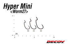 Load image into Gallery viewer, KATSUICHI DECOY Worm27 Hyper Mini for Freshwater Offset Hook