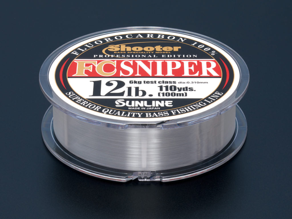 SUNLINE Fluorocarbon Line Shooter, Sniper, Invisible, 25.4 ft (75 m), 6 lbs,  Natural Clear, Moss Green, Gray, Green, Red Brown : : Sports &  Outdoors