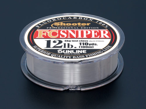 SUNLINE Shooter FC SNIPER 100m Fluorocarbon Line -Max lb variation-