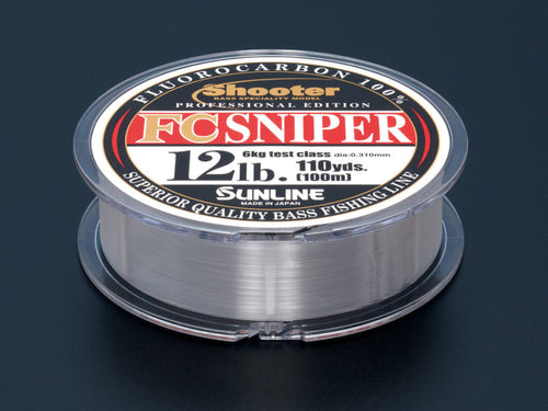 SUNLINE Shooter FC SNIPER 300m Fluorocarbon Line -Max lb variation-