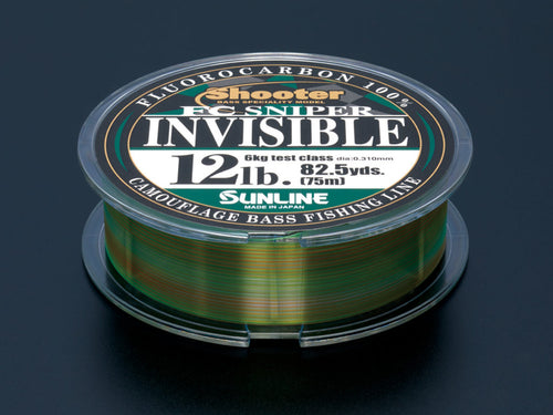 SUNLINE Shooter FC SNIPER INVISIBLE 75m Fluorocarbon Line -Max lb variation-