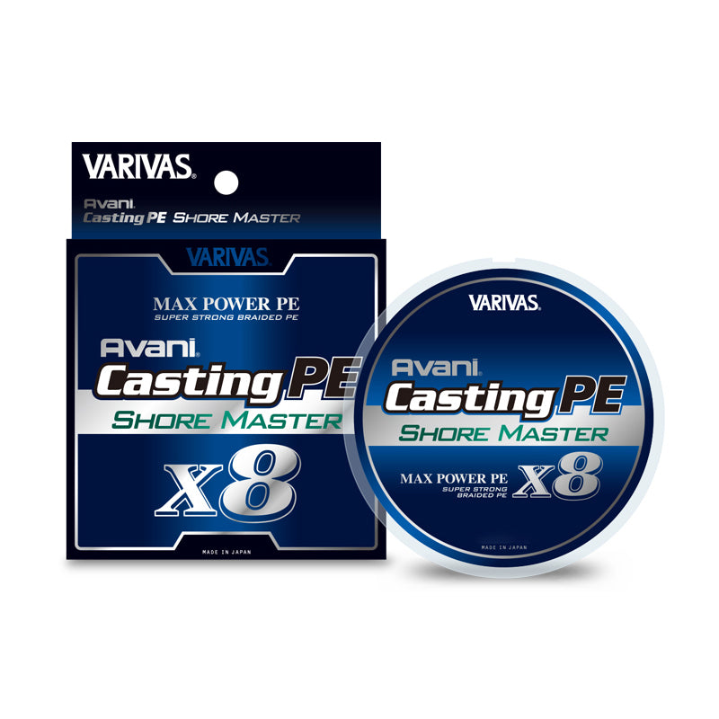 VARIVAS Avani Casting PE Max Power X8 Shore master 200m -Max lb variation-