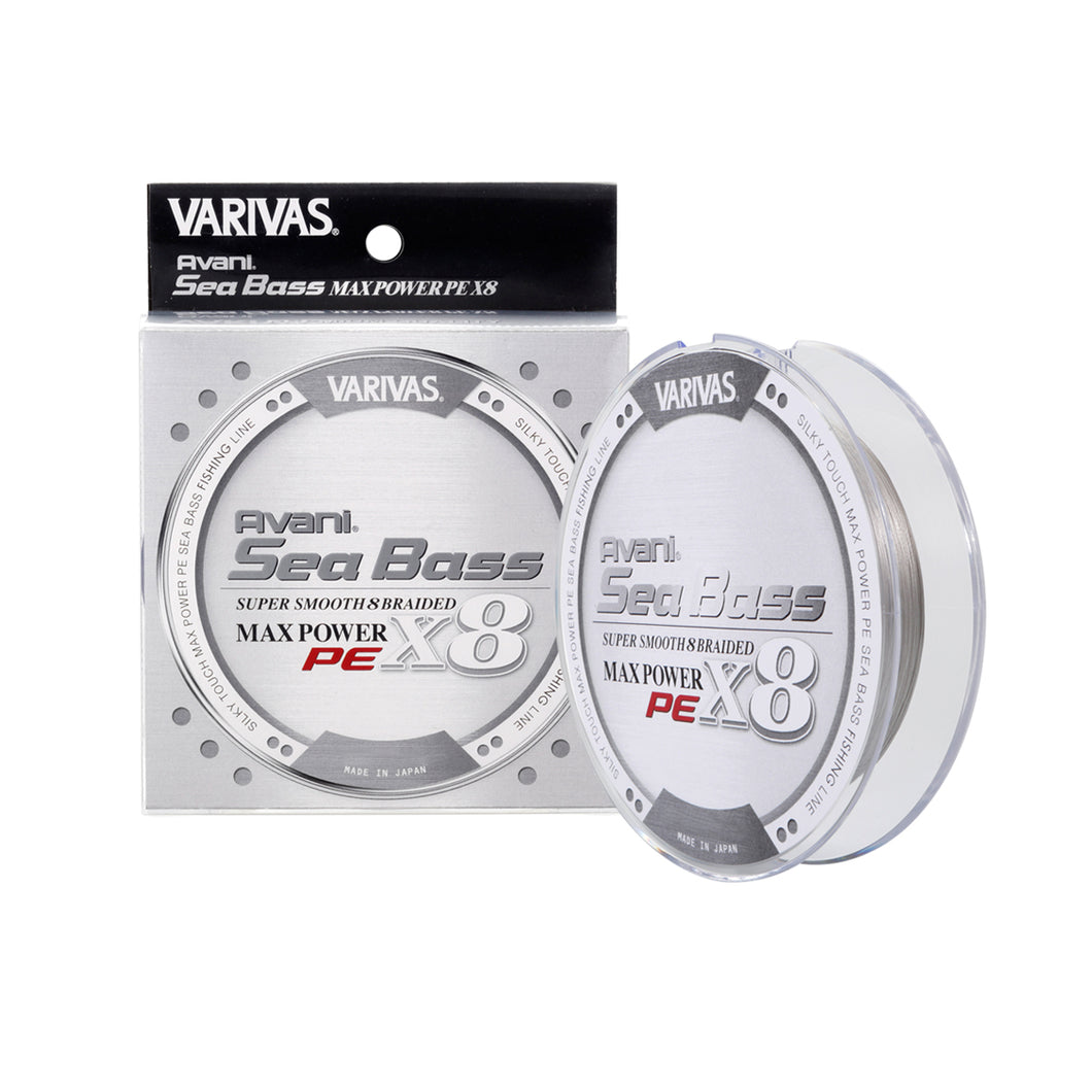 VARIVAS Avani Seabass PE Max Power X8 Stealth gray 150m -Max lb variation-