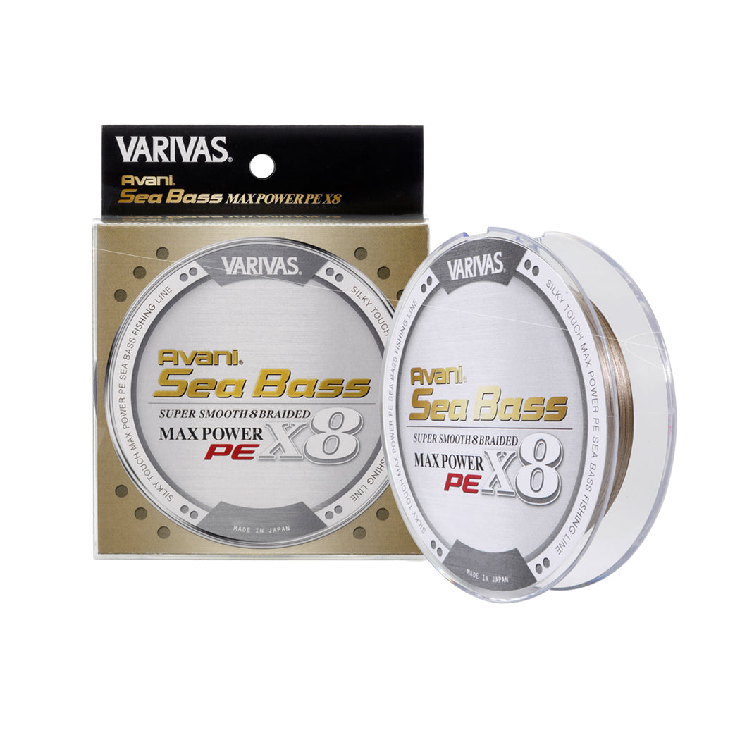 VARIVAS Avani Seabass PE Max Power X8 Status gold 150m -Max lb variation-