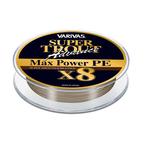 VARIVAS SUPER TROUT ADVANCE MAX POWER PE X8 150m -Max lb variation-