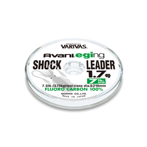 VARIVAS Avani Eging Shock Leader 30m Fluorocarbon -Max lb variation-