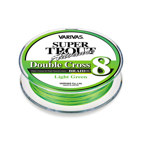 VARIVAS SUPER TROUT ADVANCE Double Cross PE X8 Light Green 100m -Max lb variation-