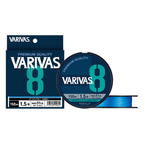 VARIVAS VARIVAS 8 Ocean Blue 150m -Max lb variation-