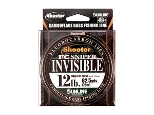 SUNLINE Shooter FC SNIPER INVISIBLE 75m Fluorocarbon Line -Max lb variation-